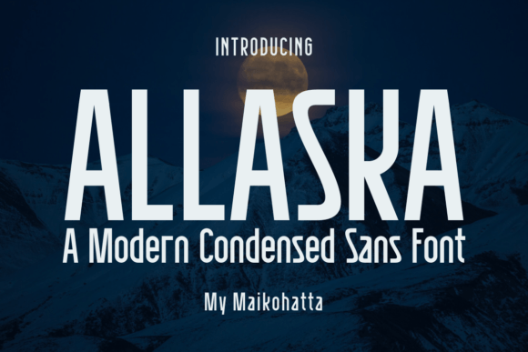 Allaska: A Modern Font for Editorial Mood and Identity