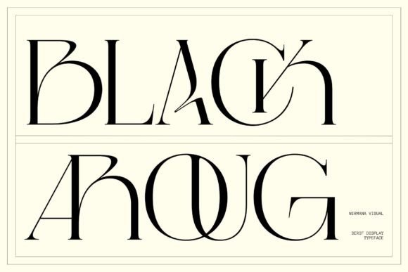 Black Aroug: A Renaissance-Inspired Font for Crafters and Creators