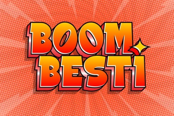Boom Besti: The Chunky Display Font for Audience Engagement