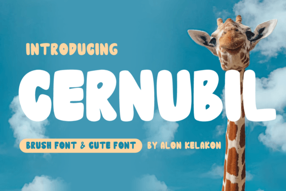 Cernubil: A Joyful Display Font for Editorial Design