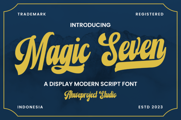 Crafting with Magic Seven: A Display Font for Modern Makers