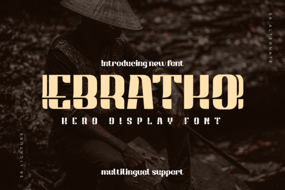 Ebratho: A Superhero Font for Your Brand's Identity