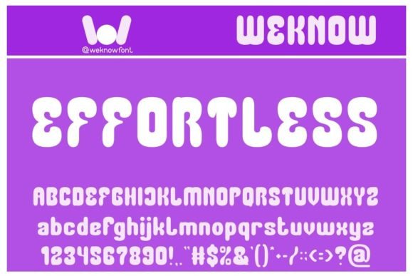 Effortless: A Display Font for Distinctive Branding