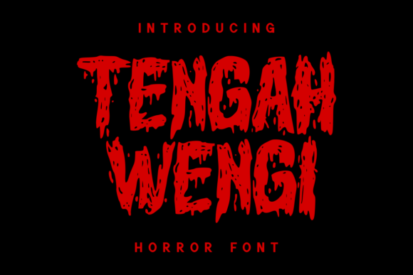 Enchant Your Products with Tengah Wengi Display Font
