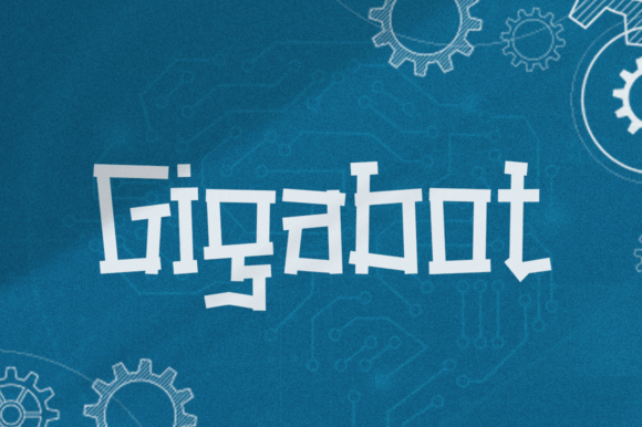 Gigabot: A Modern Typeface for Editorial Boldness