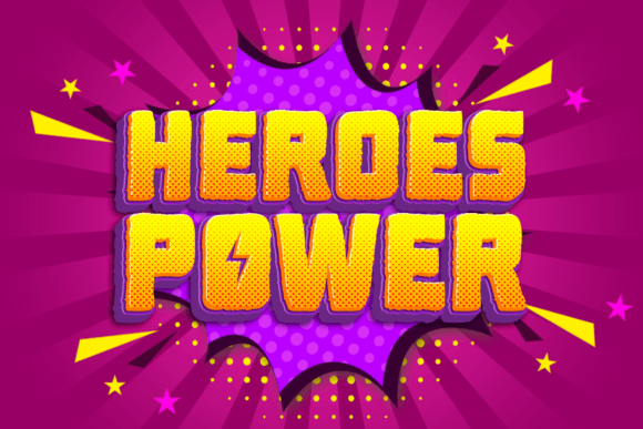 Heroes Power: A Display Font Built for Bold Brand Identity
