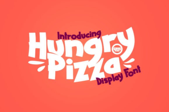 Hungry Pizza Font: A Display Typeface for Creative Web Design