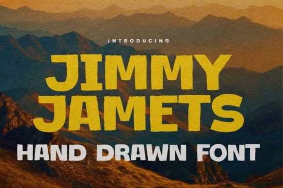 Jimmy Jamets: A Display Font for the Confidently Creative