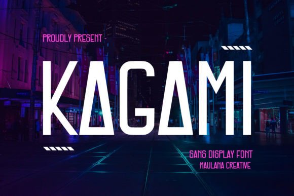 Kagami Font: A Display Typeface Built for Campaign Visibility