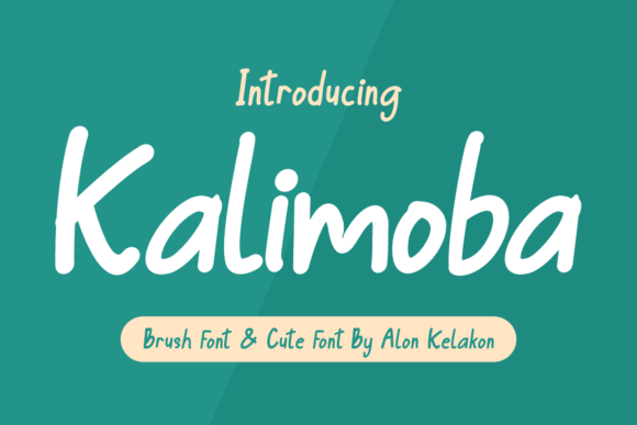 Kalimoba: The Friendly Font Your Crafts and Products Need