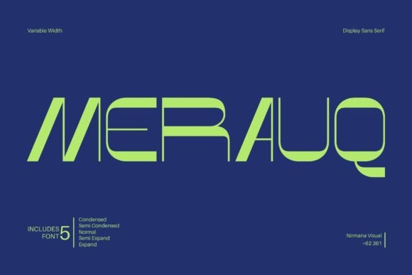 Merauq: The Strategic Display Font for Sharp Campaigns
