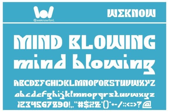 Mind Blowing: A Techno-Science Font for Bold Brand Statements