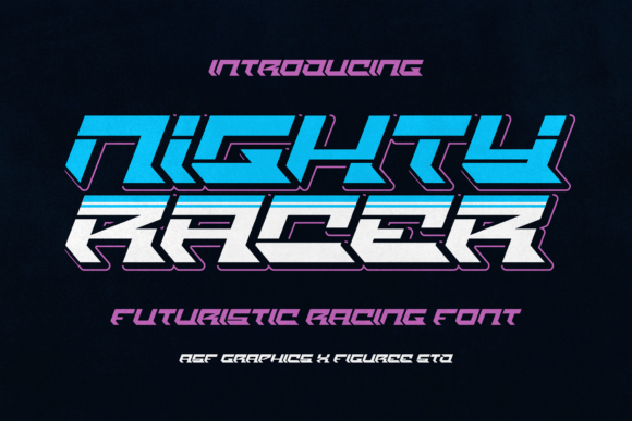 Nighty Racer Font: Elevating Campaigns with Futuristic Typography
