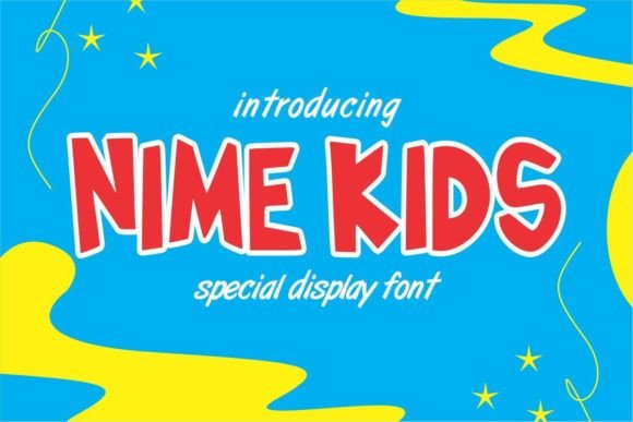 Nime Kids: A Playful Font for Bold Campaign Messages
