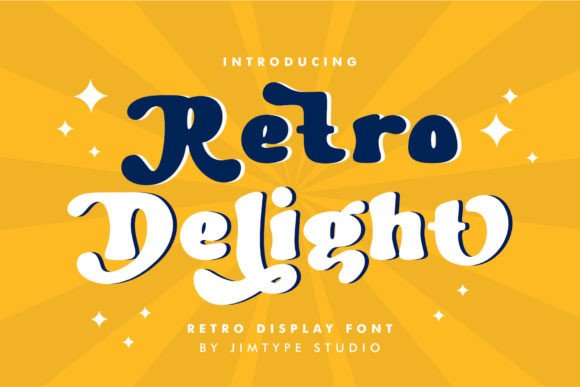 Retro Delight Font: A Craft Seller’s Perfect Tool