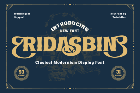 Ridasbin: The Quiet Luxury of a Serif Font