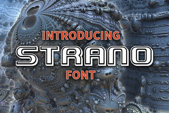 Strano: A Quirky Display Font for Editorial Design