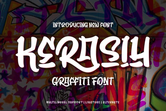 The Kerasih Font: A Display Typeface for Creative Marketing
